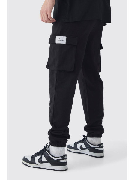 Високі ткані вкладки Slim Fit Cargo Joggers