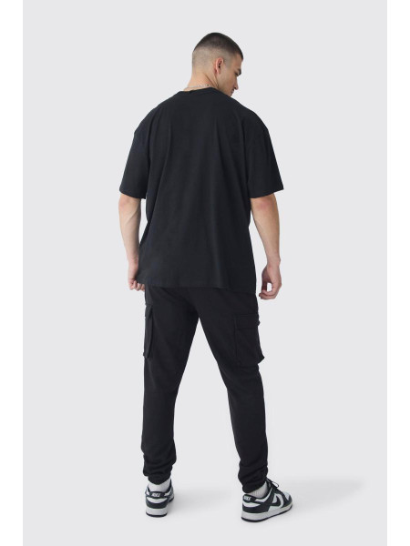 Високі ткані вкладки Slim Fit Cargo Joggers