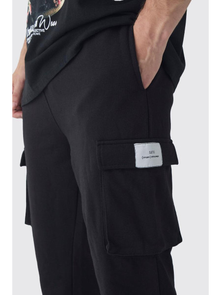 Високі ткані вкладки Slim Fit Cargo Joggers