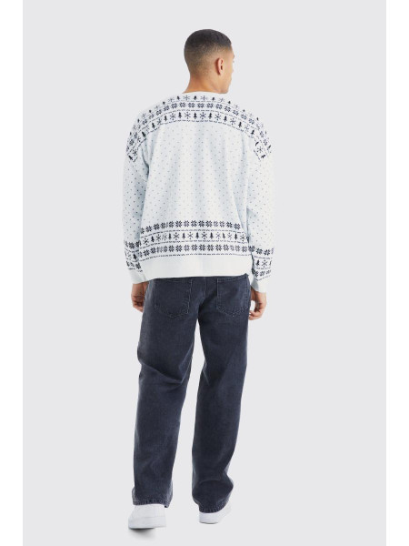 Різдвяний джемпер великого розміру The Halls