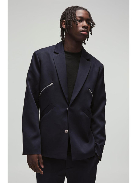 Блейзер Slim Fit на блискавці