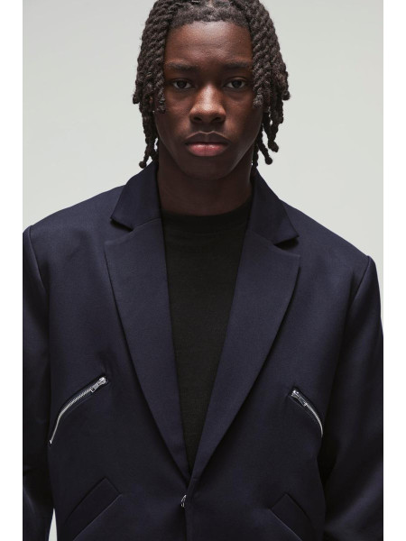 Блейзер Slim Fit на блискавці