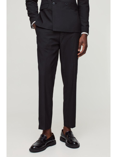 Вузькі укорочені костюмні брюки