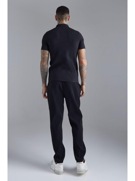 Приталені плісировані штани