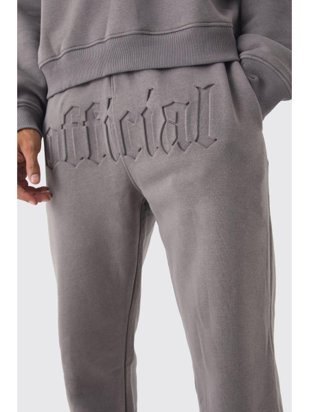 Офіційний джоггер прямого крою з тисненням