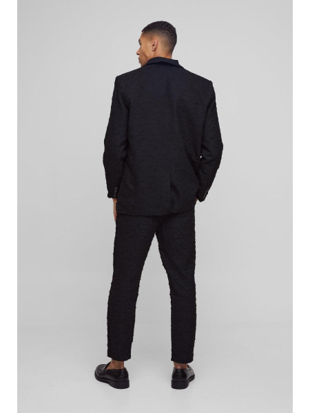 Костюмні брюки з жакардовою текстурою звуженого крою