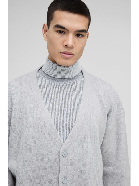 Негабаритний боксерський в'язаний кардиган