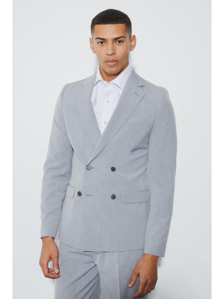 Супервузький двобортний піджак