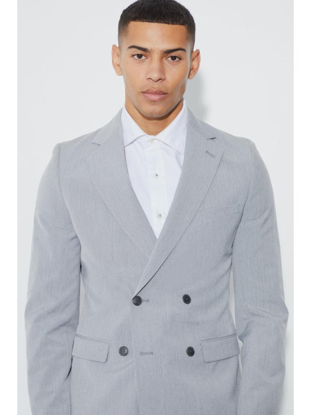 Супервузький двобортний піджак