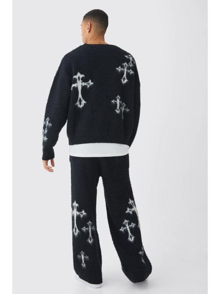 Широка нога Віша в'язана графічна графічна пробіжка