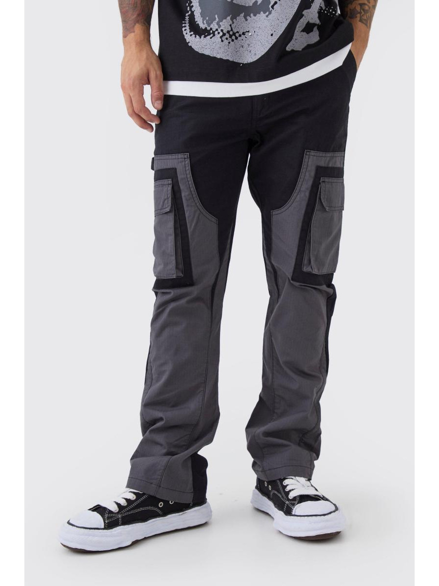 Штани-карго Carpenter із вузьким кльошем із фіксованою талією Ripstop