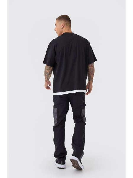 Штани-карго Carpenter із вузьким кльошем із фіксованою талією Ripstop