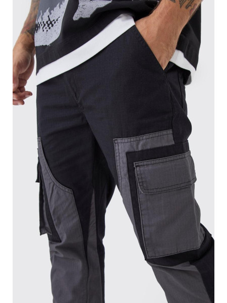 Штани-карго Carpenter із вузьким кльошем із фіксованою талією Ripstop