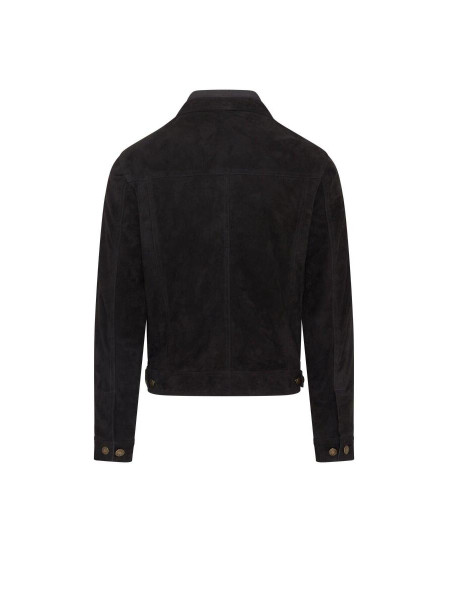 Козяча замша замша західна шкіряна джинсова куртка - Янгон