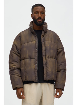 Коротка стьобана куртка-пуффер