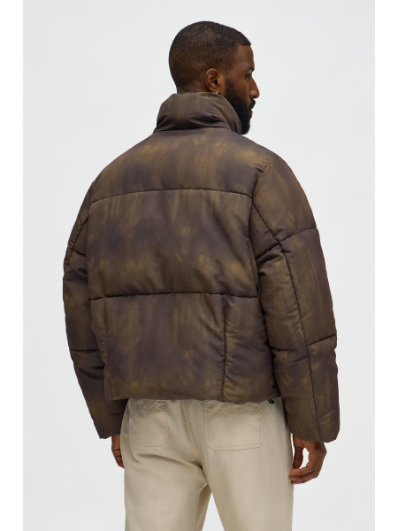 Коротка стьобана куртка-пуффер