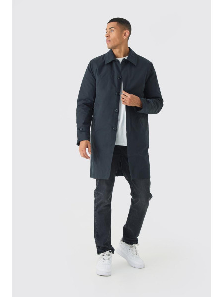 Стьяна підкладка Longline Mac куртка в чорному