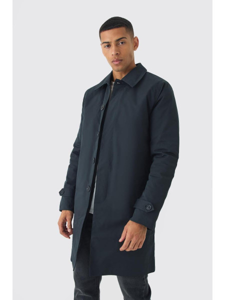 Стьяна підкладка Longline Mac куртка в чорному