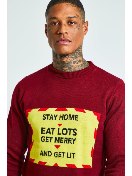 Слоган Різдвяний джемпер