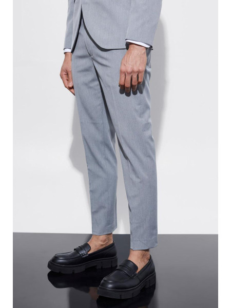 Вузькі укорочені костюмні брюки