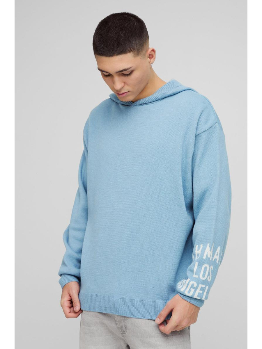 Чоловіча в'язана толстовка великого розміру