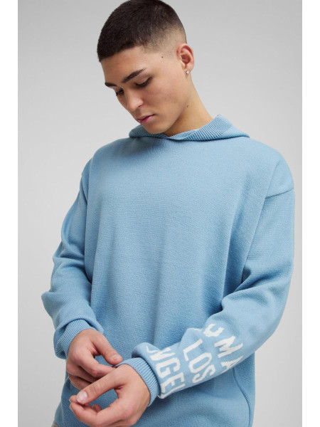 Чоловіча в'язана толстовка великого розміру