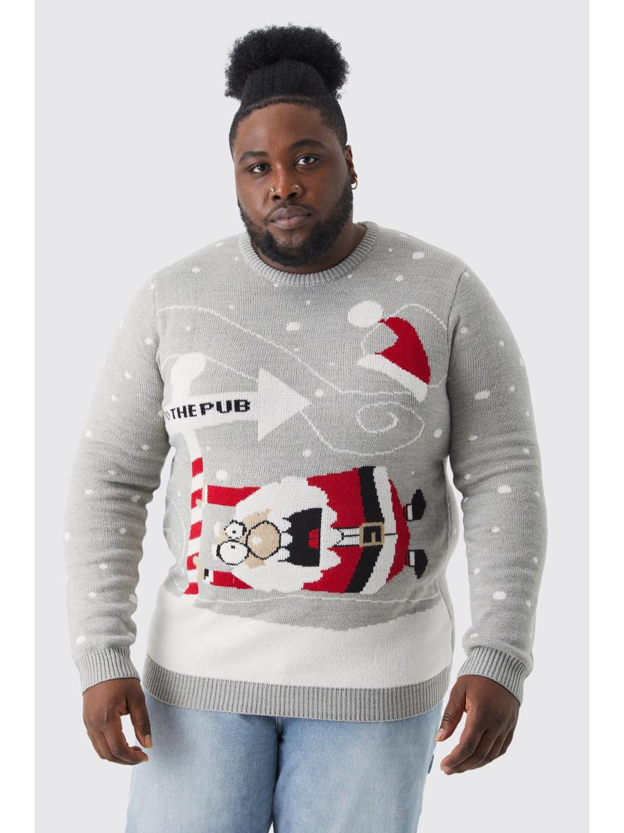Різдвяний джемпер Plus To The Pub