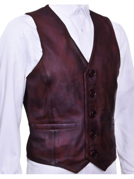 Тан шкіряне жилети з шкіри, офіційна традиційна жилетка