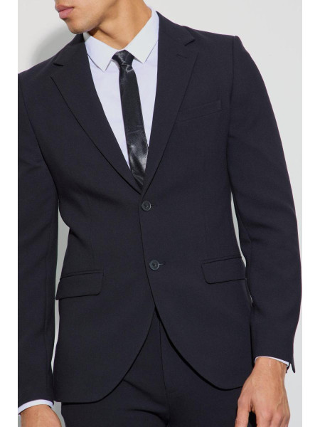 Вузький однобортний піджак з джерсі