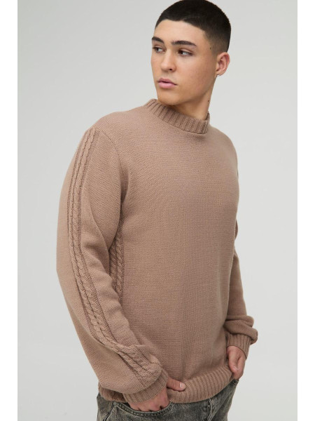 Регулярний кабельний в'язаний шов та перемичка з подолом