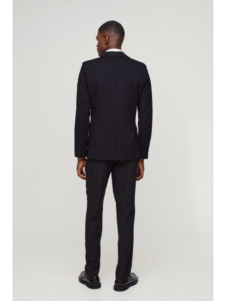 Однобортний трикотажний піджак у вузькому крої