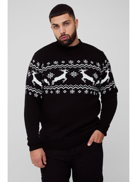 Плюс різдвяний джемпер з оленячою ярмаркою