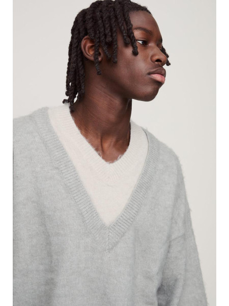 Двошаровий трикотажний джемпер великого розміру