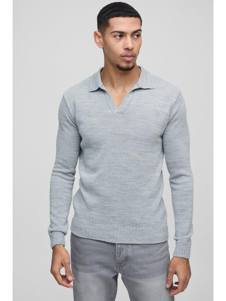 Регулярний в’язаний поло-подібний подер