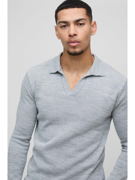 Регулярний в’язаний поло-подібний подер