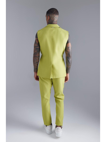 Вузькі костюмні брюки на блискавці