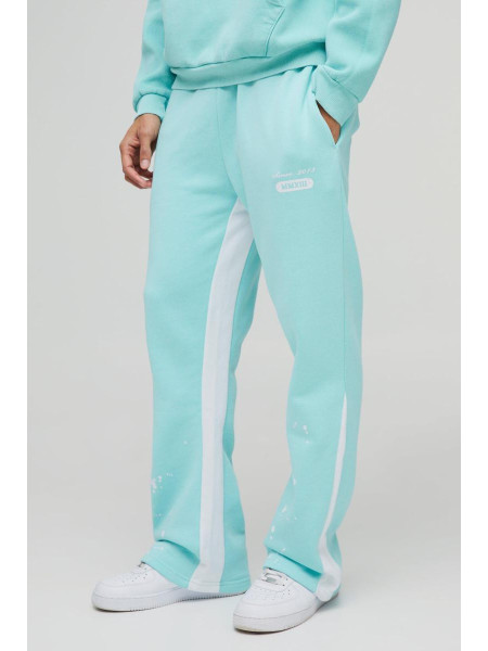Регулярний підходить фарба бризок Gusset Jogger