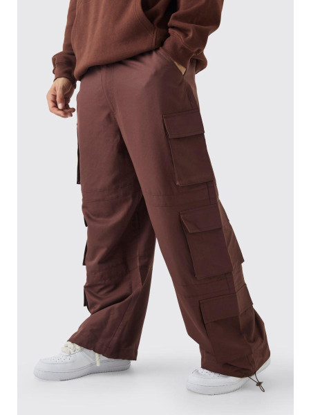 Штани-карго з парашутом на резинці