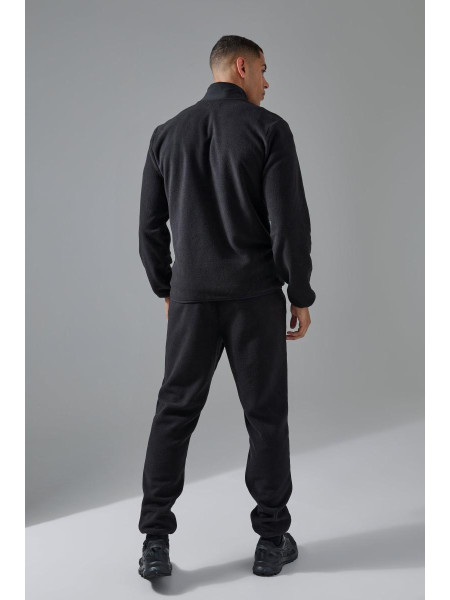 Чоловічий активний флісовий топ на блискавці