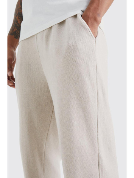 Пуфовий джоггер із матовим ребром і невимушеним поділом