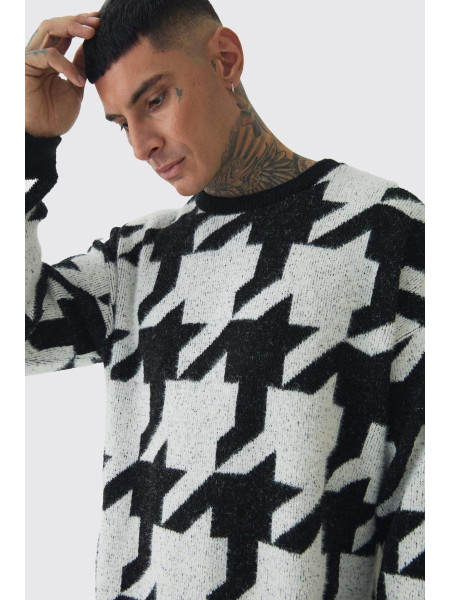 Висока пухнаста в’язана толстовка гондіту