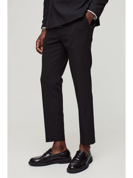 Вузькі укорочені костюмні брюки