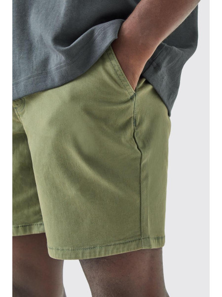 Фіксована талія Slim Fit Chino Шорти