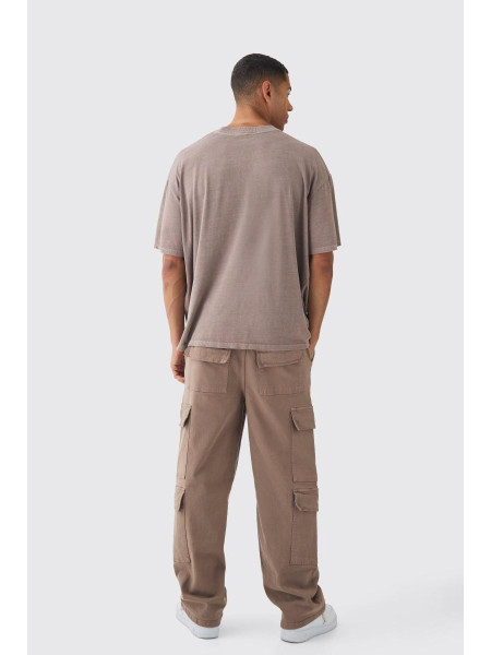 Штани карго на резинці мішкуватого крою