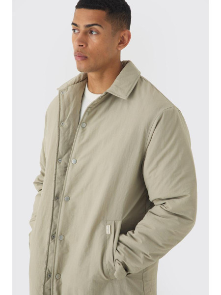 Man Tab Crinkle Longline Mac куртка в піску