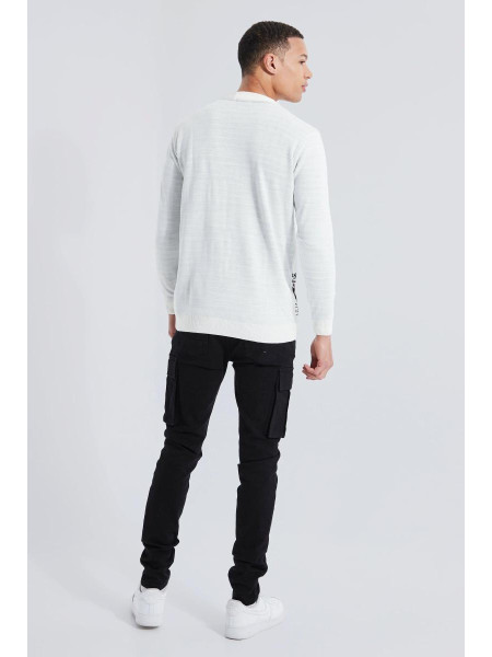 Високий святковий різдвяний джемпер