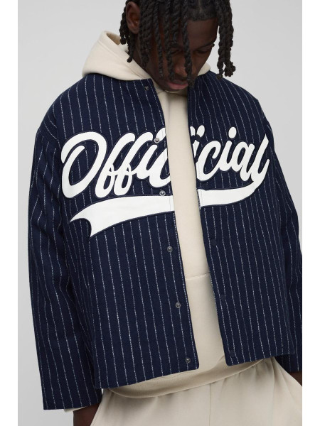 Негабаритна комірка бейсбольна куртка з бейсболу