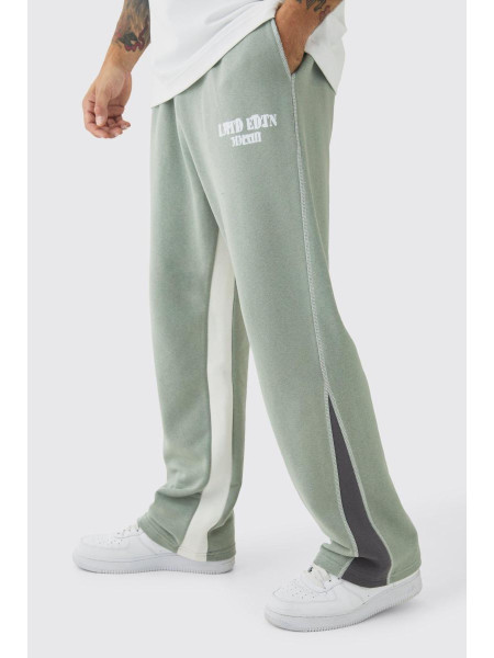 Пряма штанина з контрастною строчкою Loopback Gusset Jogger