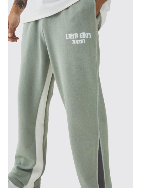 Пряма штанина з контрастною строчкою Loopback Gusset Jogger