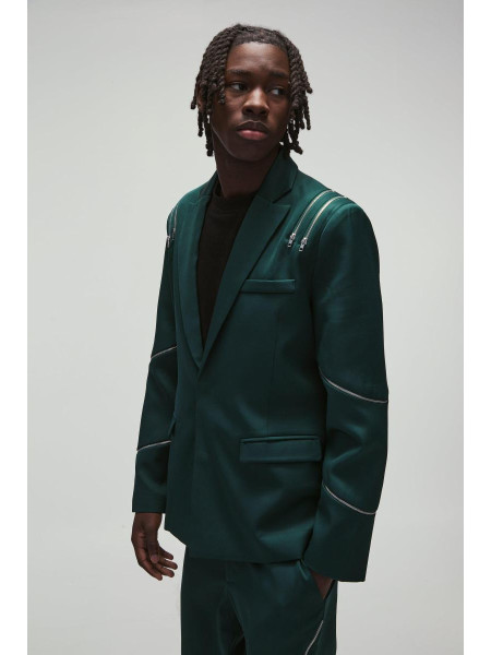 Блейзер Slim Fit на кілька блискавок